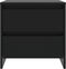 vidaXL - Nachtkastjes - 2 - st - 45x34,5x44,5 - cm - bewerkt - hout - zwart