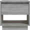 vidaXL - Nachtkastjes - 2 - st - 45x34x44 - cm - bewerkt - hout - grijs - sonoma - eiken