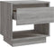 vidaXL - Nachtkastjes - 2 - st - 45x34x44 - cm - bewerkt - hout - grijs - sonoma - eiken
