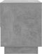 vidaXL - Nachtkastjes - 2 - st - 45x34x44 - cm - bewerkt - hout - betongrijs