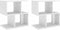 vidaXL - Nachtkastjes - 2 - st - 50x30x51,5 - cm - bewerkt - hout - wit