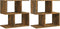 vidaXL - Nachtkastjes - 2 - st - 50x30x51,5 - cm - bewerkt - hout - gerookt - eikenkleur