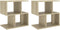 vidaXL - Nachtkastjes - 2 - st - 50x30x51,5 - cm - bewerkt - hout - sonoma - eikenkleur