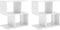 vidaXL - Nachtkastjes - 2 - st - 50x30x51,5 - cm - bewerkt - hout - hoogglans - wit