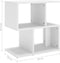 vidaXL - Nachtkastjes - 2 - st - 50x30x51,5 - cm - bewerkt - hout - wit