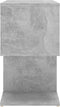 vidaXL - Nachtkastjes - 2 - st - 50x30x51,5 - cm - bewerkt - hout - betongrijs