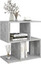 vidaXL - Nachtkastjes - 2 - st - 50x30x51,5 - cm - bewerkt - hout - betongrijs