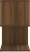 vidaXL - Nachtkastjes - 2 - st - 50x30x51,5 - cm - bewerkt - hout - bruin - eikenkleur