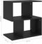 vidaXL - Nachtkastjes - 2 - st - 50x30x51,5 - cm - bewerkt - hout - zwart