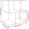 vidaXL - Nachtkastjes - 2 - st - 50x30x51,5 - cm - bewerkt - hout - gerookt - eikenkleur