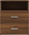 vidaXL - Nachtkastjes - 2 - st - 50x32x60 - cm - bruin - eikenkleur
