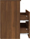 vidaXL - Nachtkastjes - 2 - st - 50x32x60 - cm - bruin - eikenkleur