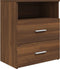 vidaXL - Nachtkastjes - 2 - st - 50x32x60 - cm - bruin - eikenkleur
