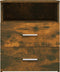 vidaXL - Nachtkastjes - 2 - st - 50x32x60 - cm - gerookt - eikenkleurig