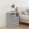 vidaXL - Nachtkastjes - 2 - st - 50x32x60 - cm - grijs - sonoma - eikenkleurig