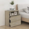 vidaXL - Nachtkastjes - 2 - st - 50x32x60 - cm - sonoma - eikenkleurig