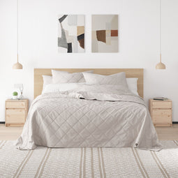 vidaXL - Nachtkastjes - 2 - st - 50x34x50 - cm - massief - grenenhout