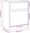 vidaXL - Nachtkastjes - 2 - st - 50x34x50 - cm - massief - grenenhout