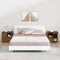 vidaXL - Nachtkastjes - 2 - st - 50x34x50 - cm - massief - grenenhout - honingbruin
