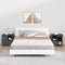 vidaXL - Nachtkastjes - 2 - st - 50x34x50 - cm - massief - grenenhout - grijs