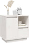 vidaXL - Nachtkastjes - 2 - st - 50x34x50 - cm - massief - grenenhout - wit