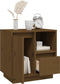 vidaXL - Nachtkastjes - 2 - st - 50x34x50 - cm - massief - grenenhout - honingbruin