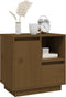 vidaXL - Nachtkastjes - 2 - st - 50x34x50 - cm - massief - grenenhout - honingbruin