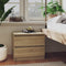 vidaXL - Nachtkastjes - 2 - st - 50x39x43,5 - cm - bewerkt - hout - sonoma - eikenkleur