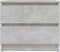vidaXL - Nachtkastjes - 2 - st - 50x39x43,5 - cm - bewerkt - hout - betongrijs