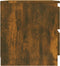 vidaXL - Nachtkastjes - 2 - st - 50x39x43,5 - cm - bewerkt - hout - gerookt - eikenkleur