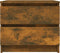 vidaXL - Nachtkastjes - 2 - st - 50x39x43,5 - cm - bewerkt - hout - gerookt - eikenkleur