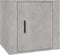 vidaXL - Nachtkastjes - 2 - st - 50x39x47 - cm - betongrijs