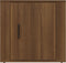 vidaXL - Nachtkastjes - 2 - st - 50x39x47 - cm - bruin - eikenkleur
