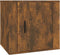 vidaXL - Nachtkastjes - 2 - st - 50x39x47 - cm - gerookt - eikenkleurig