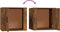 vidaXL - Nachtkastjes - 2 - st - 50x39x47 - cm - gerookt - eikenkleurig