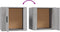 vidaXL - Nachtkastjes - 2 - st - 50x39x47 - cm - grijs - sonoma - eikenkleurig