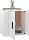 vidaXL - Nachtkastjes - 2 - st - 50x39x47 - cm - hoogglans - wit