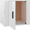 vidaXL - Nachtkastjes - 2 - st - 50x39x47 - cm - hoogglans - wit