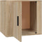 vidaXL - Nachtkastjes - 2 - st - 50x39x47 - cm - sonoma - eikenkleurig