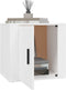 vidaXL - Nachtkastjes - 2 - st - 50x39x47 - cm - wit