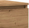 vidaXL - Nachtkastjes - 2 - st - 50x40x43.5 - cm - bewerkt - hout - artisanaal - eiken