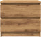 vidaXL - Nachtkastjes - 2 - st - 50x40x43.5 - cm - bewerkt - hout - artisanaal - eiken