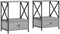 vidaXL - Nachtkastjes - 2 - st - 50x41x65 - cm - bewerkt - hout - grijs - sonoma - eiken