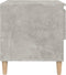 vidaXL - Nachtkastjes - 2 - st - 50x46x50 - cm - bewerkt - hout - betongrijs