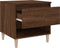 vidaXL - Nachtkastjes - 2 - st - 50x46x50 - cm - bewerkt - hout - bruin - eikenkleur