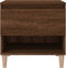 vidaXL - Nachtkastjes - 2 - st - 50x46x50 - cm - bewerkt - hout - bruin - eikenkleur