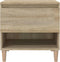 vidaXL - Nachtkastjes - 2 - st - 50x46x50 - cm - bewerkt - hout - sonoma - eikenkleurig