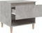 vidaXL - Nachtkastjes - 2 - st - 50x46x50 - cm - bewerkt - hout - betongrijs
