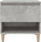 vidaXL - Nachtkastjes - 2 - st - 50x46x50 - cm - bewerkt - hout - betongrijs