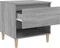 vidaXL - Nachtkastjes - 2 - st - 50x46x50 - cm - bewerkt - hout - grijs - sonoma - eiken